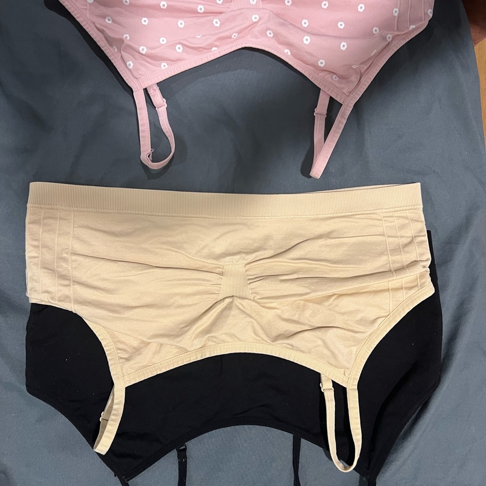 3 mini bralettes size xl